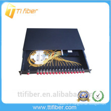 Panneau de raccordement à fibre optique 24 ports FC pour réseaux de télécommunication, réseaux CATV